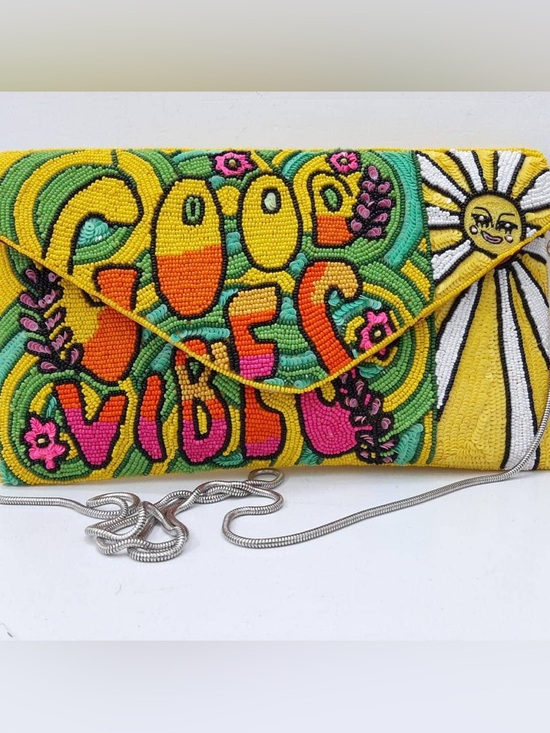Nu Shuz Handbags - 5 Designs Intricate Hand Crafted High Quality Beaded Crossbody Clutch